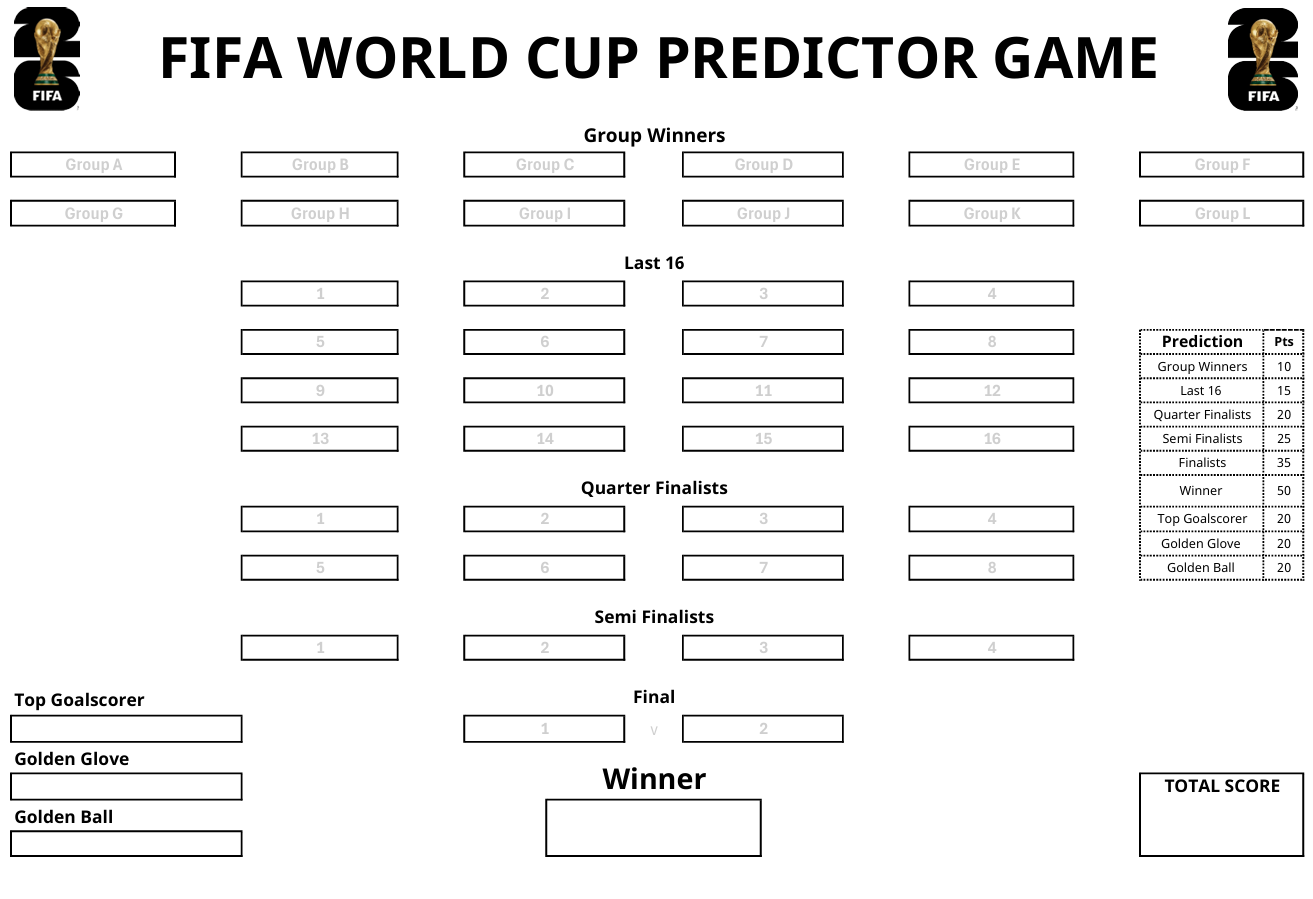 FIFA WORLD CUP 2026 Prediction Game