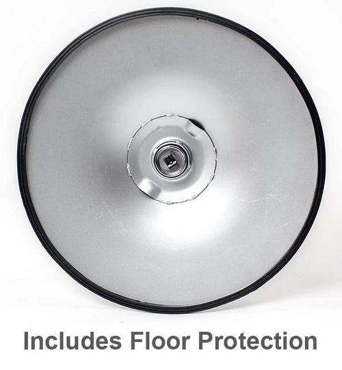 Round Black Glass Bar Table